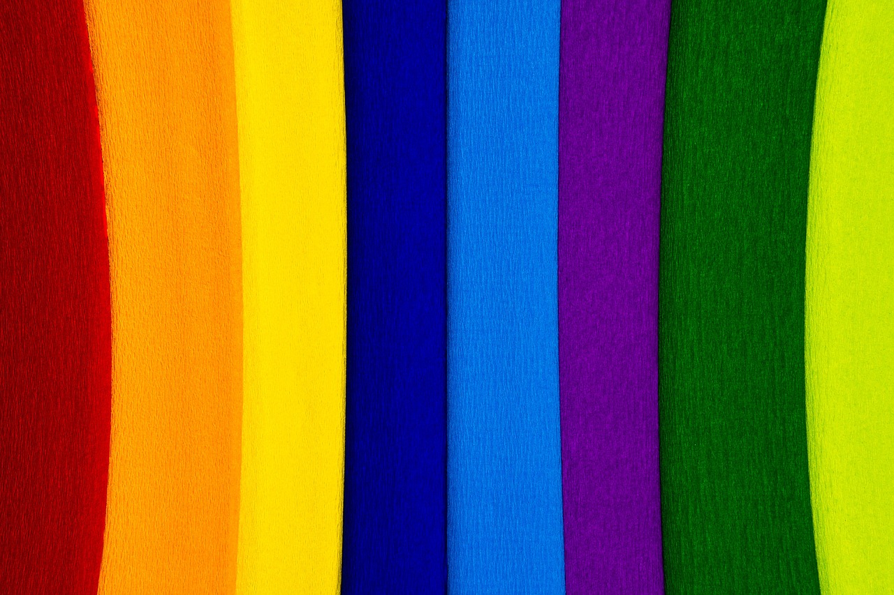 telas colores de crepe