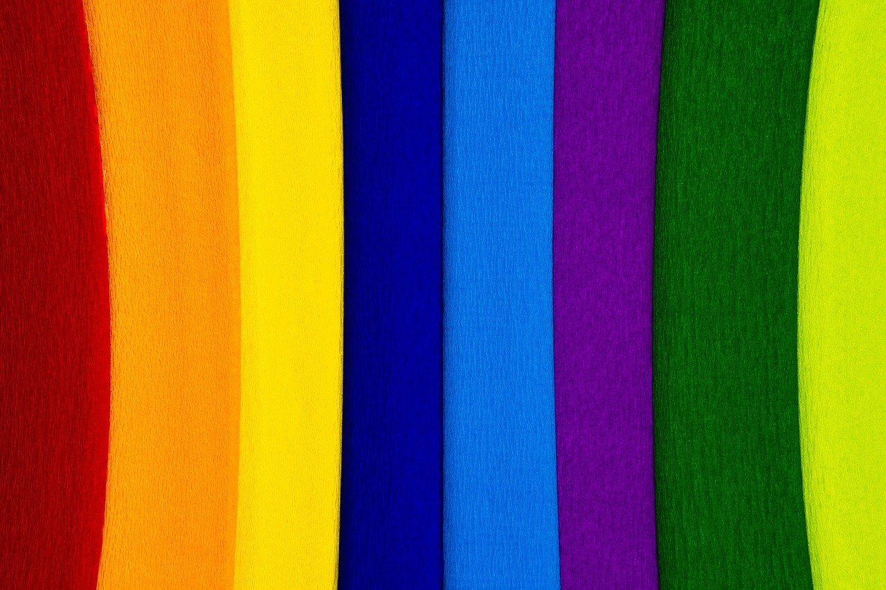 telas colores de crepe